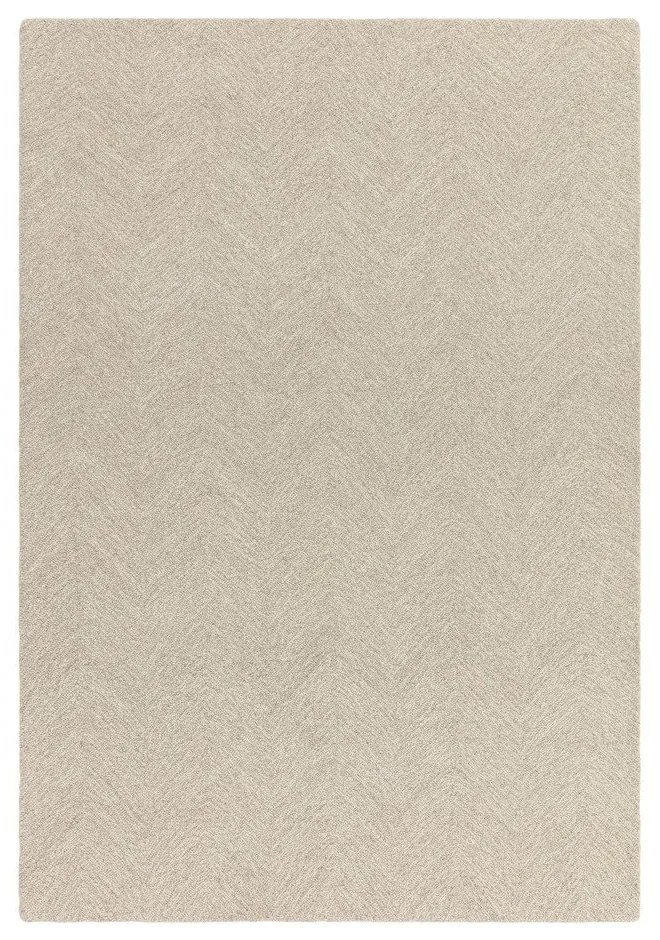 Tappeto crema tessuto a mano con lana 120x170 cm Theodore Chevron - Asiatic Carpets
