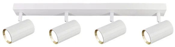 Faretto NICEA 4xGU10/10W/230V bianco