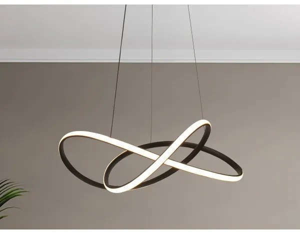 Lampadario dimmerabile a sospensione su cavo LED/85W/230V 3000-6500K + telecomando