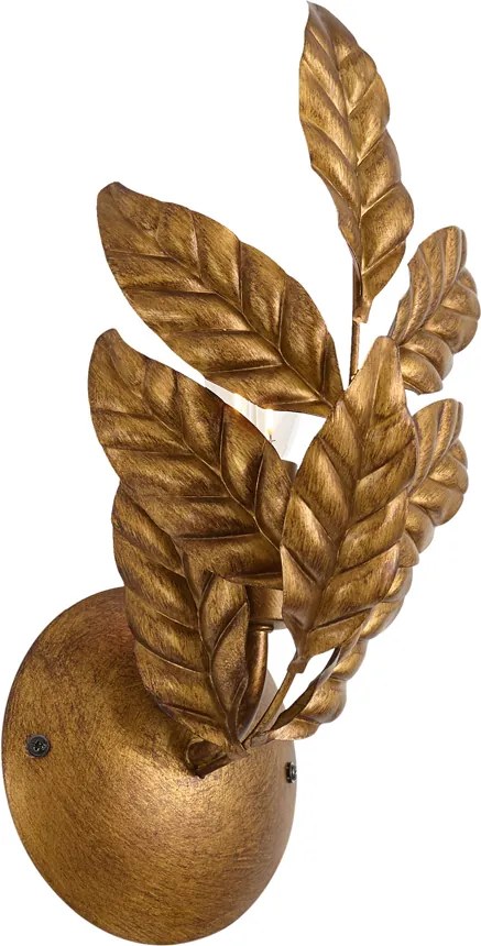 Lampada da parete vintage oro antico - Linden