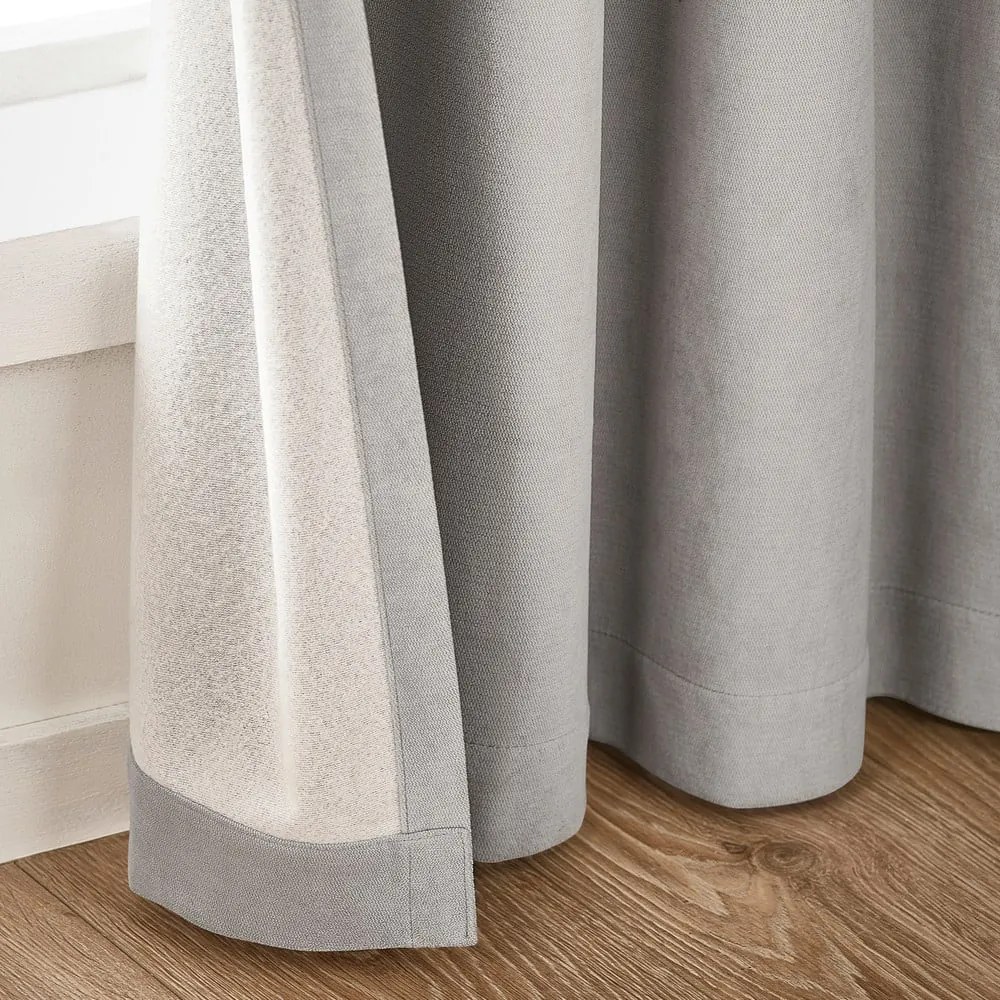 Tende in set oscuranti grigie in velluto 2 pz 117x229 cm Wilson – Catherine Lansfield