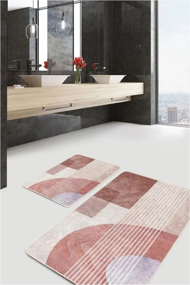 Set di tappetini per il bagno in velluto 2 pz 60x100 cm – Mila Home