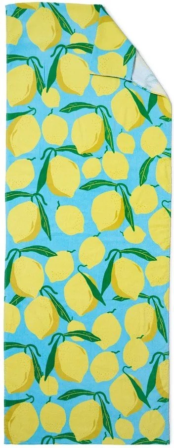 Telo mare in cotone 92x180 cm Lemons Lounger – Catherine Lansfield