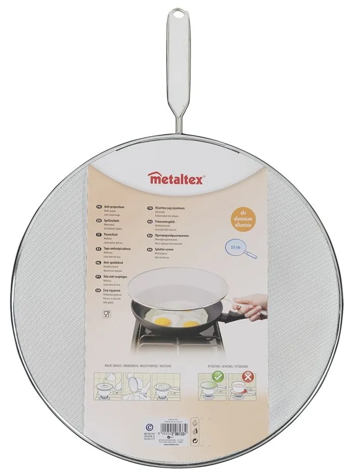 Schermo protettivo per padella per frittata, ⌀ 34 cm - Metaltex