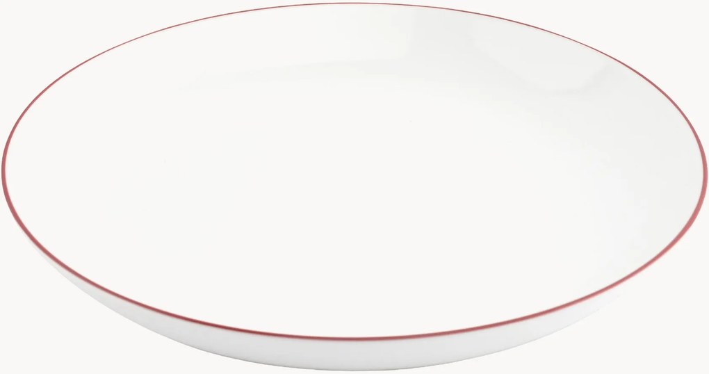 Set di 6 ciotole da portata in porcellana Basic White