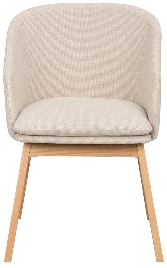 Set di sedie da pranzo beige in imbottito 2 pz Windham – Rowico