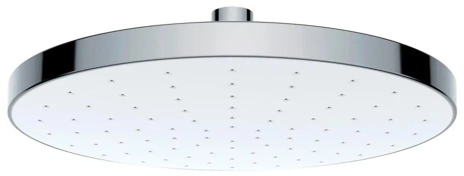 WENKO 24000100 - Soffione doccia PULIZIA AUTOMATICA 22,5x22,5 cm cromo lucido/bianco