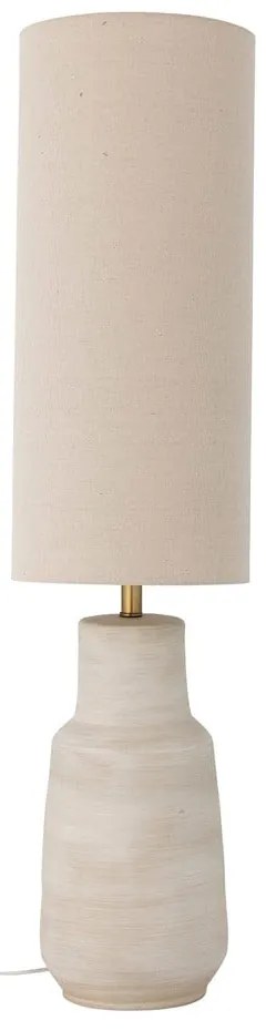 Lampada da terra color crema con paralume in tessuto (altezza 113 cm) Linetta - Bloomingville