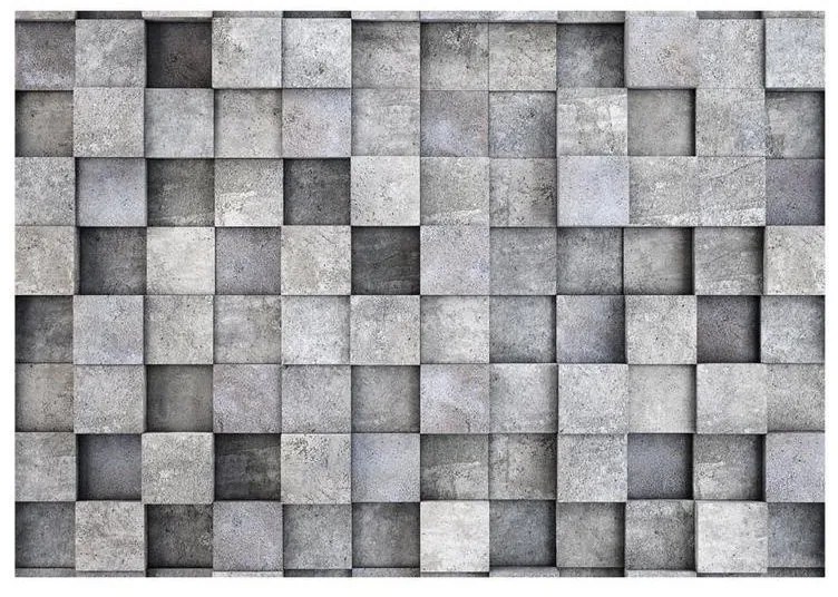 Fotomurale adesivo  Concrete Cube  Larghezza x Altezza Home decor 147x105