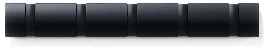 Appendiabiti da parete nero in legno di pioppo Flip - Umbra