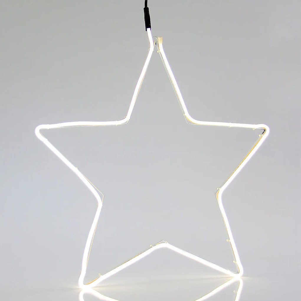 Stella Natalizia LED Neon Flex 58x54cm IP44 Colore Bianco Caldo 2700 - 3000 °K