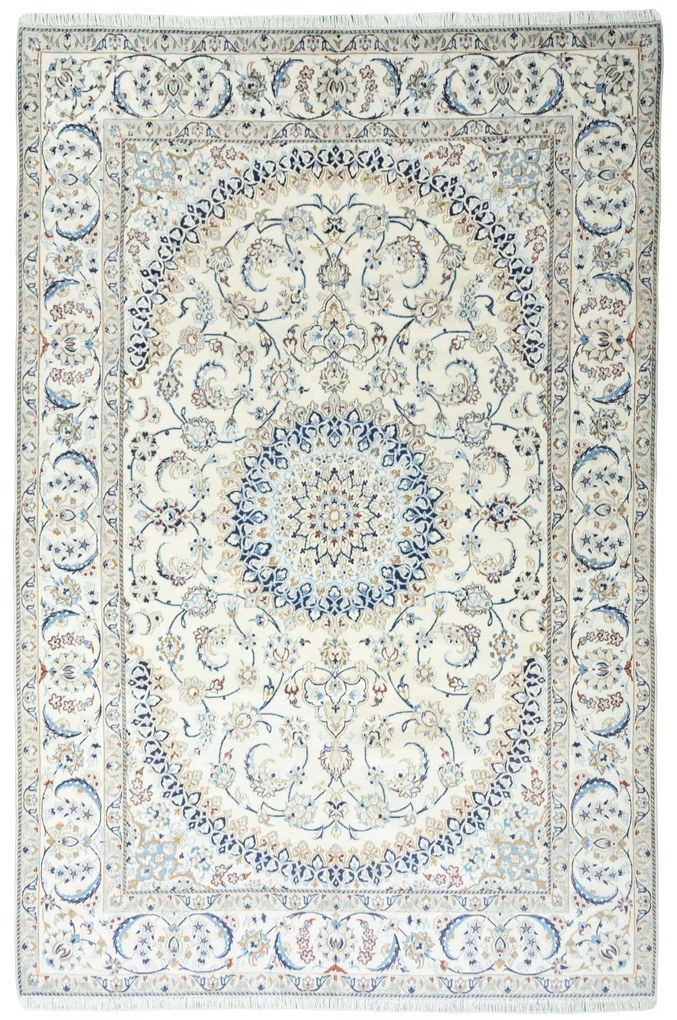 Nain Tappeto persiano 320x210 Beige (Iran) Annodato A Mano