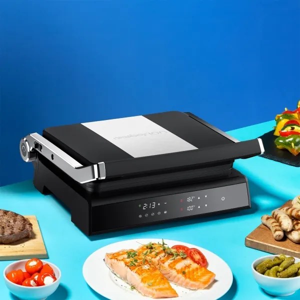 Niceboy ION Grillmaster - Griglia a contatto 2000W/230V nero/cromo opaco