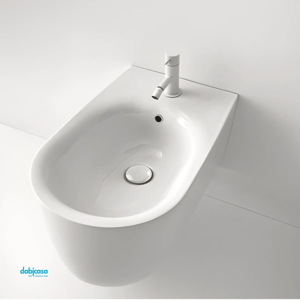 Bidet Sospeso Kerasan Bianco Lucido "Nolita"