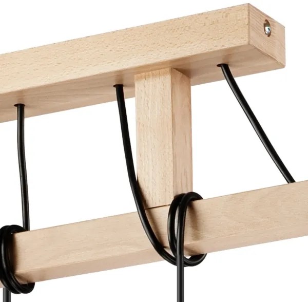 Lampadario a sospensione LEON 5xE27/60W/230V su cavo