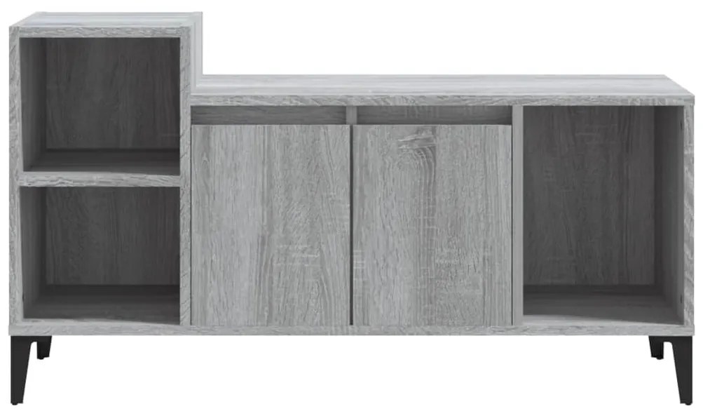 Mobile tv grigio sonoma 100x35x55 cm in legno multistrato