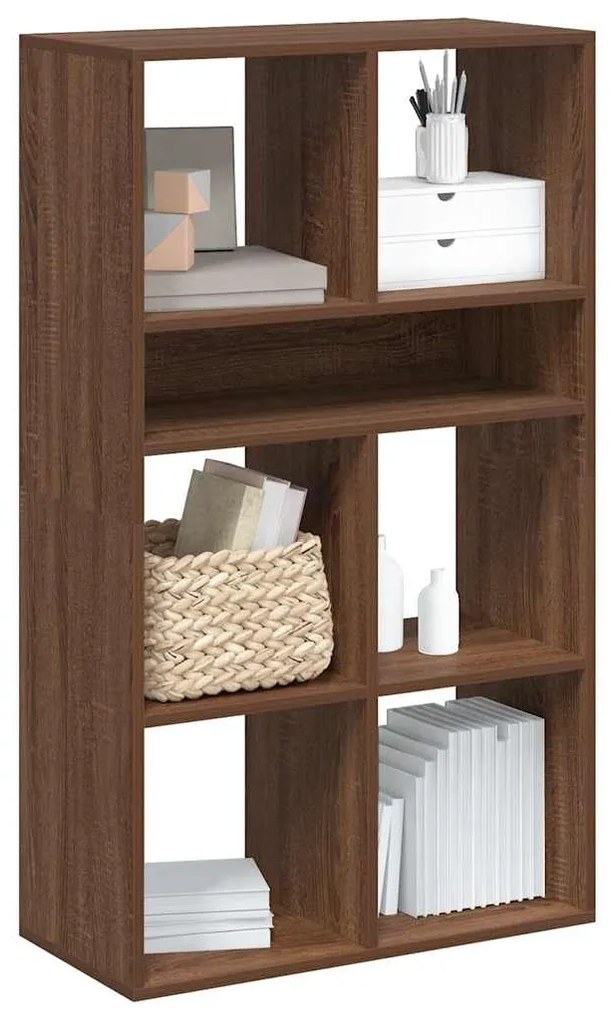 Libreria Rovere Marrone 66x31x112 Cm İn Legno Multistrato /