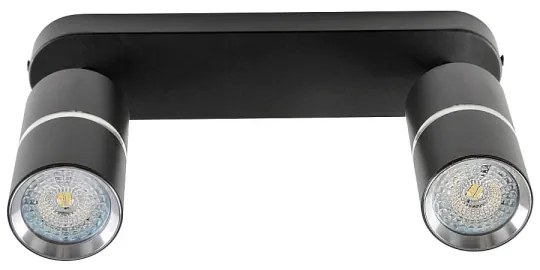 Faretto BAMBOO 2xGU10/10W/230V nero