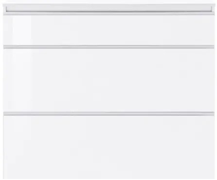 Scarpiera Da Ingresso 3 Ante 120x26x108 Bianco Laccato 24 Paia Magic Made in Italy