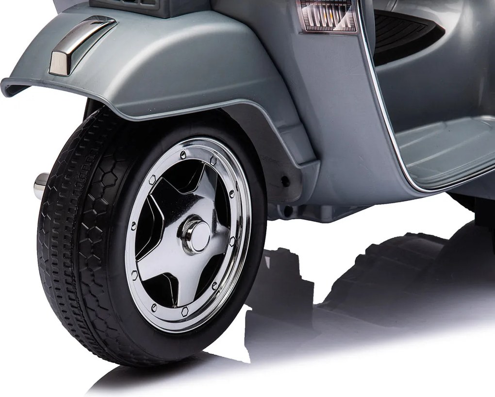 Piaggio Mini Vespa PX150 Elettrica 6V per Bambini Grigio...