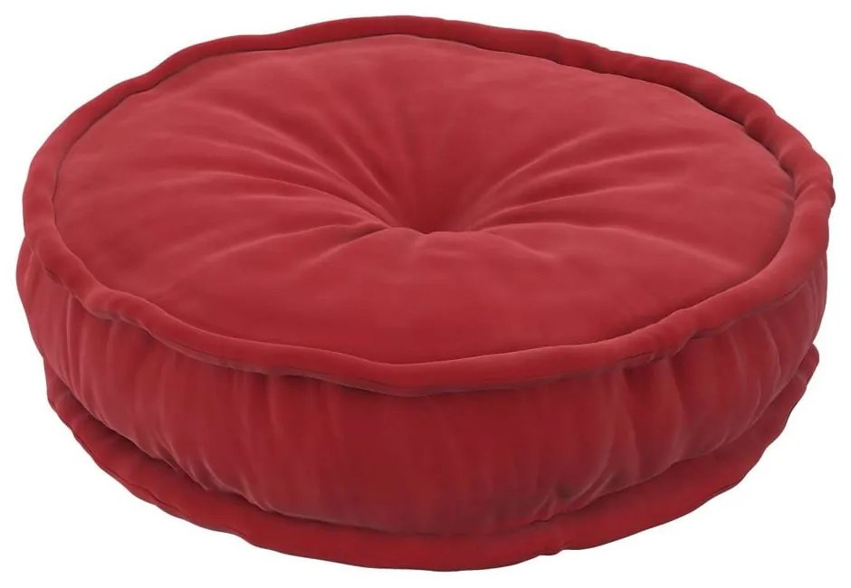 Borsa rossa per sedersi Posh Velvet - Yellow Tipi