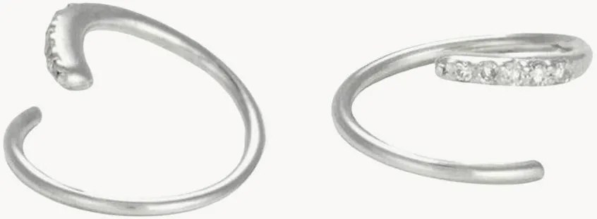 Orecchini in oro bianco con diamanti Joli Tourbillon