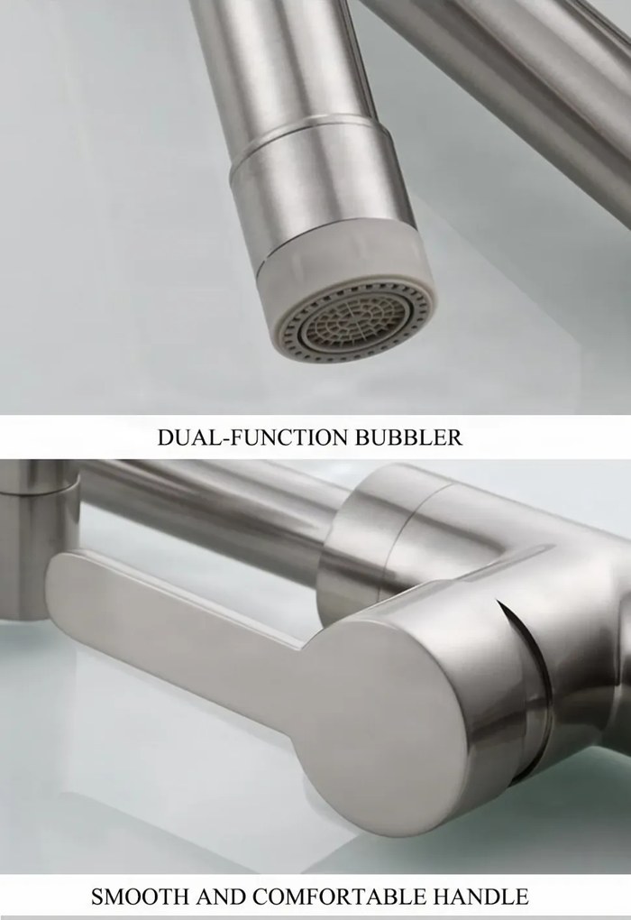 Rubinetto da bagno ELITE EDITION KS1409 da piano con LED, bocca girevole e doccetta multigetto, in più finiture dal cromo al nero opaco — Oro