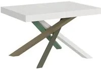 Tavolo allungabile 90x140/244 cm Volantis telaio 4/A - Bianco Frassino