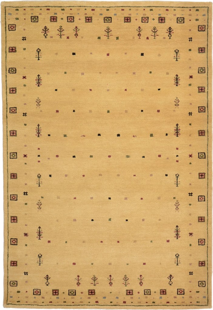 Loribaft Tappeto 120 x 90 (Indian) Annodato A Mano
