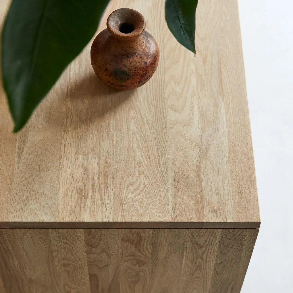 Tikamoon - Mobile TV in legno di quercia senza nodi 180 Anoa