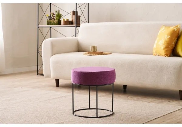 Pouf RELO Ø 40 cm rosa