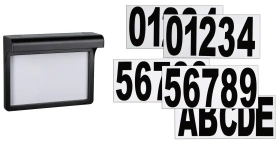 Paulmann 95388 - LED/0,05W IP44 Numero civico solare con sensore DAYTON 4,8V