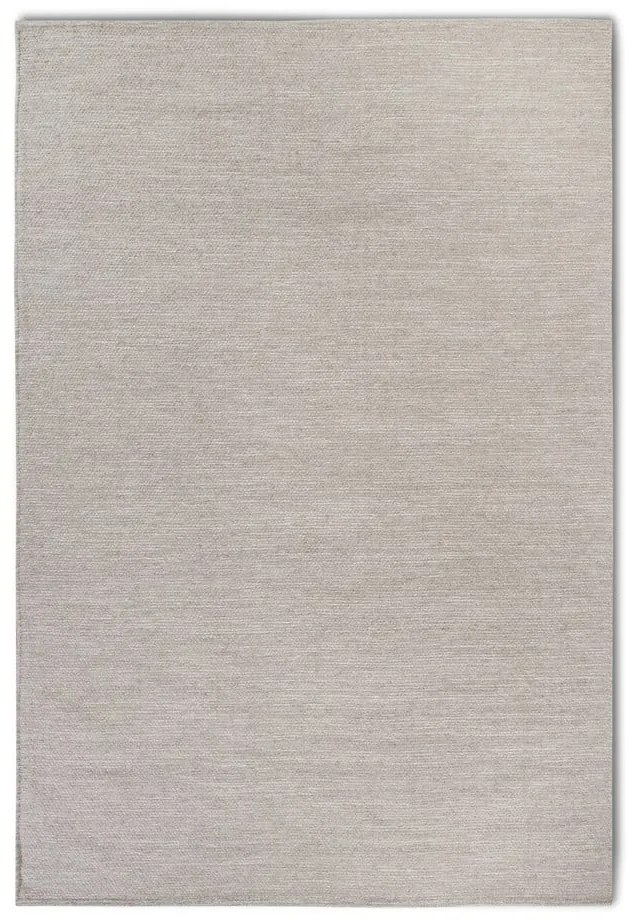 Tappeto beige tessuto a mano in lana 120x170 cm Pradesh Linen White - Elle Decoration