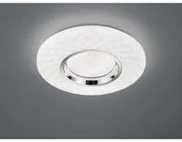 Plafoniera Moderna Led Dimmer Magnolia Bianco Decori Rombo 39 cm Trio Lighting