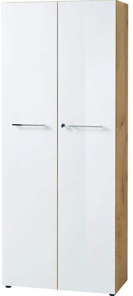 Armadio bianco naturale in rovere 80x196 cm Monteria - Germania