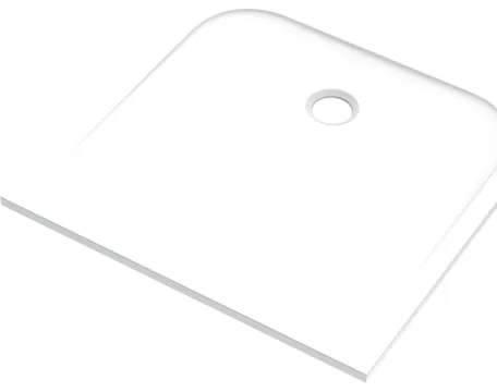 Piatto doccia SENSEA in carbonato di calcio Easy V2 bianco L 90 x L 90 x H 2.5 cm opaco