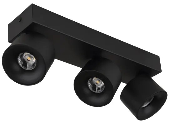 Globo 56961-3B - Faretto LED RAE 3xLED/6W/230V nero
