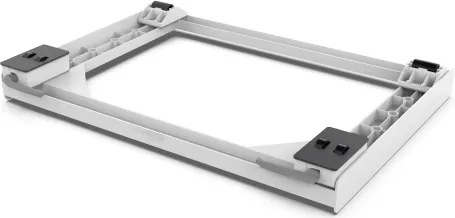 Meliconi 656149 -Base antivibrante per lavatrice con ruote estraibili 47 cm bianca