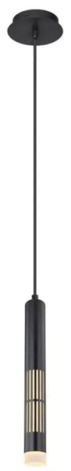 Globo 15630H - Lampadario LED su cavo PENNY LED/12W/230V 3000K nero