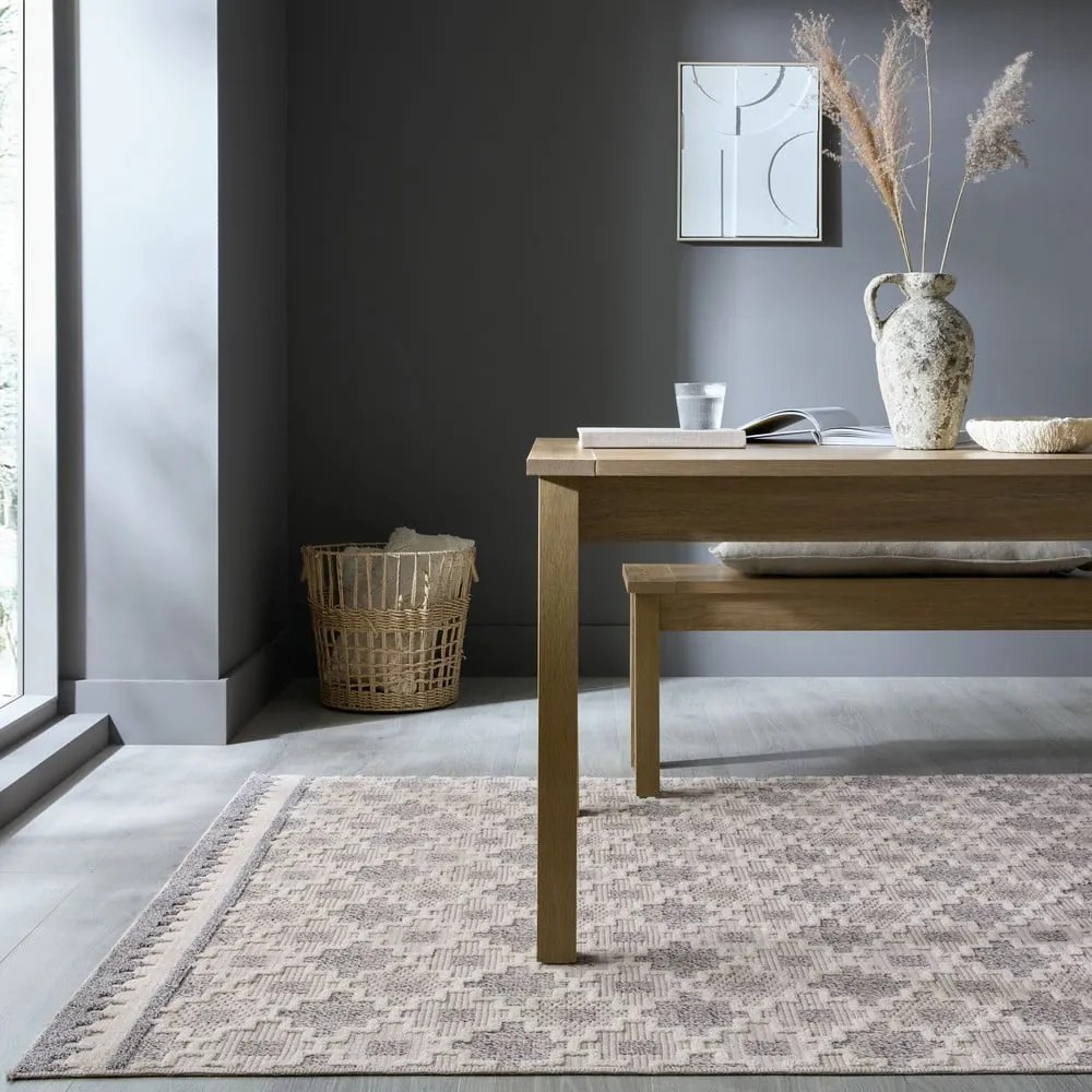 Tappeto greige lavabile 155x230 cm Graysen – Flair Rugs