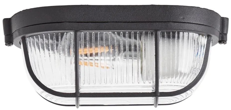 Brilliant - Plafoniera BOBBI 1xE27/40W/230V nera