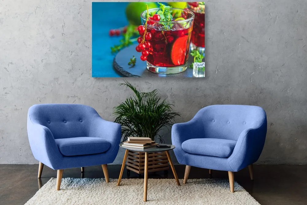 Stampa su tela – Cocktail rosso