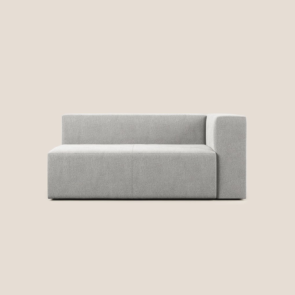 Nettuno modulo angolo/laterale maxi in morbido tessuto bouclè T07 grigio