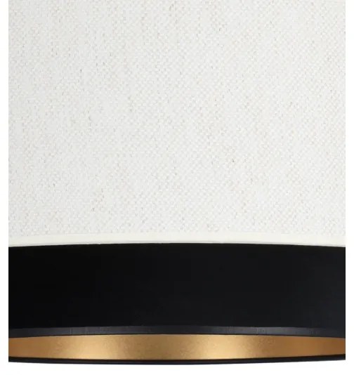 Plafoniera NATIA 1xE27/60W/230V bianco/nero