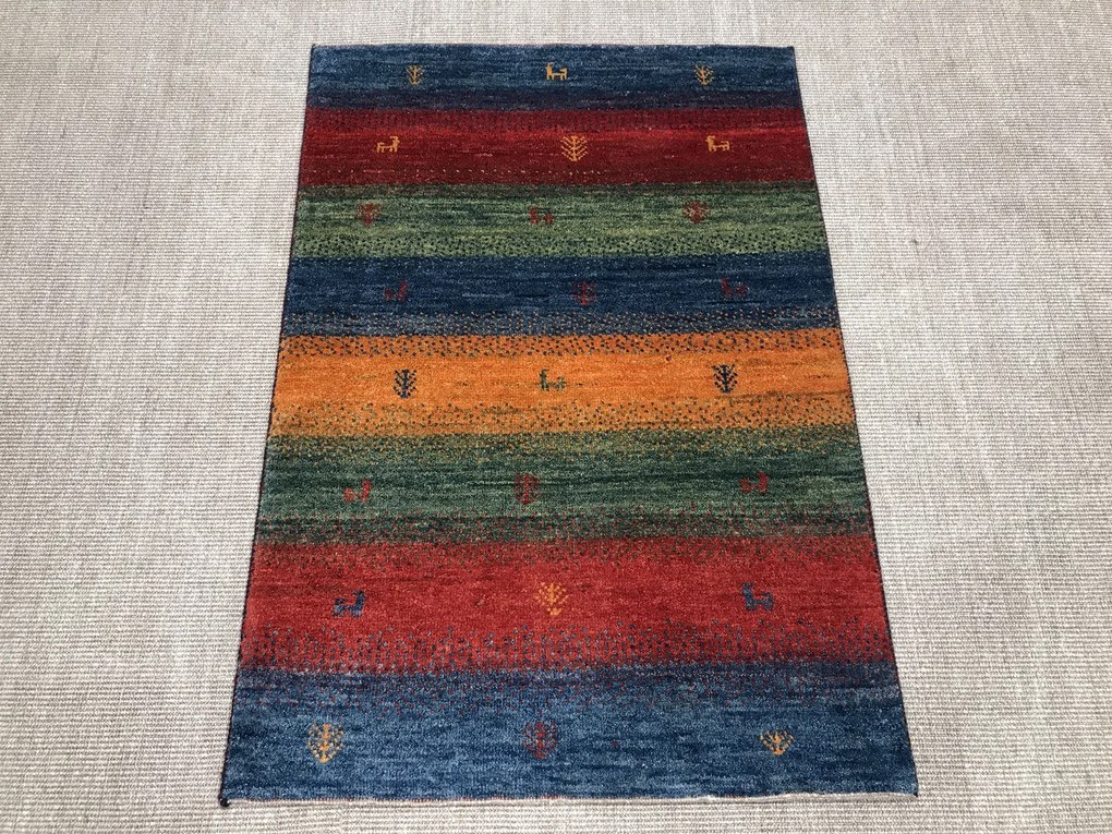 Gabbeh Tappeto persiano 140x100 (Iran) Annodato A Mano