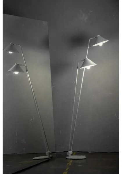 Argon 4997 - Lampada con piedistallo GABIAN 1xE27/15W/230V bianco