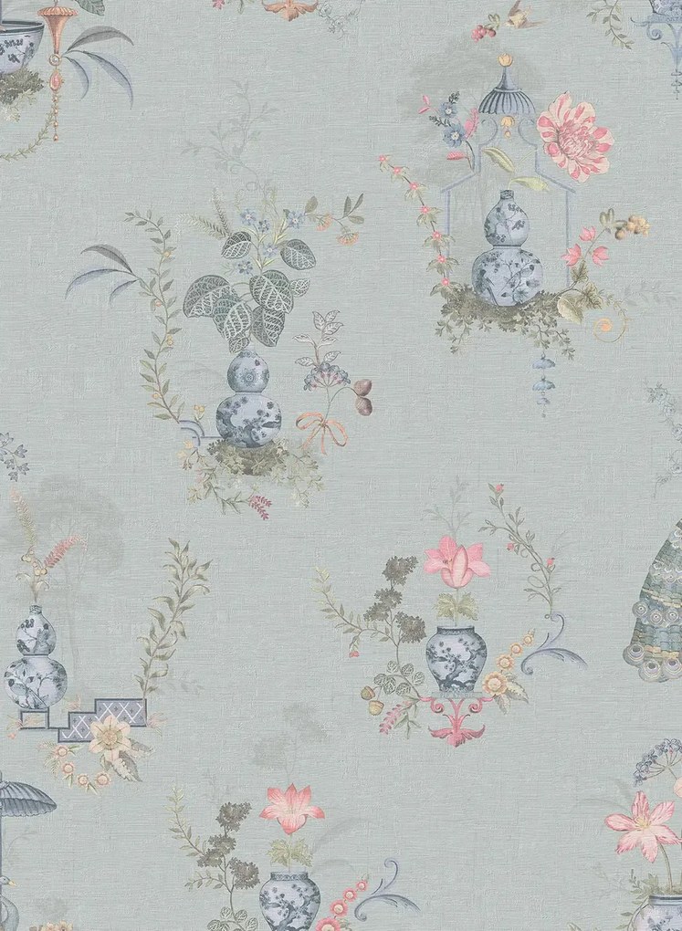 Eijffinger Tapete Chinese Porcelain - Light Blue