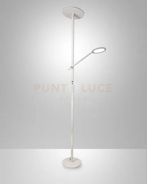Regina lampada da terra bianca 2 luci 3000k - 36w/12w - 3050/1100 l...