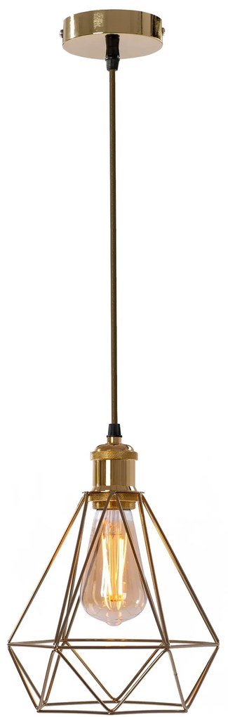 LAMPADA PENSILE DIAMANTE Light Gold 392197