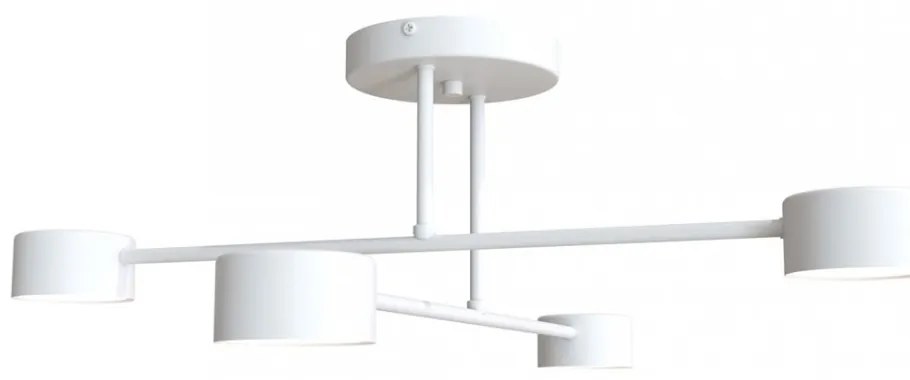 Lampada da soffitto in acciaio HALO 4 bianco/nero 4xGX53 Colore del corpo Bianco
